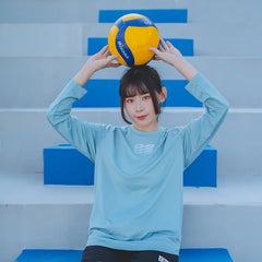 TOP-BR彈性運動長袖上衣-4