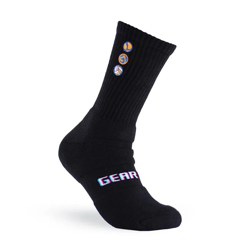 OH9 Sports Socks Volleyball Embroidery Gear UP