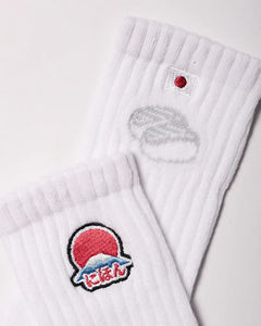 oh9 leisure socks embroidery 