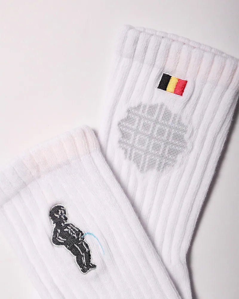 oh9 leisure socks embroidery 