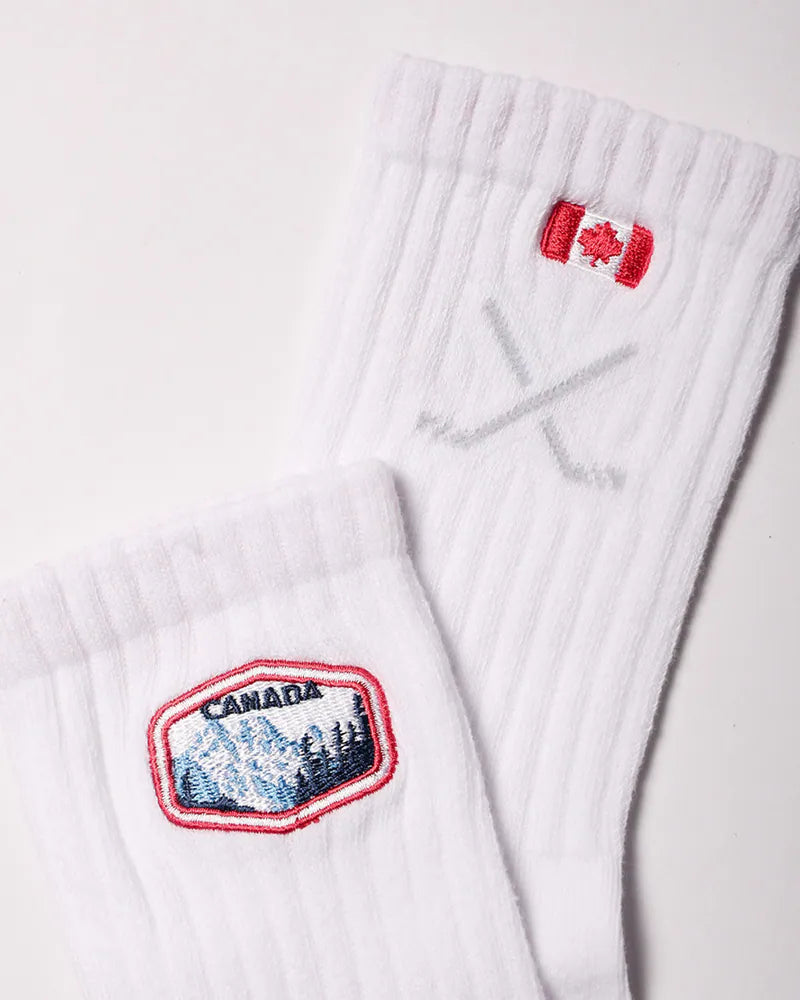 oh9 leisure socks embroidery 