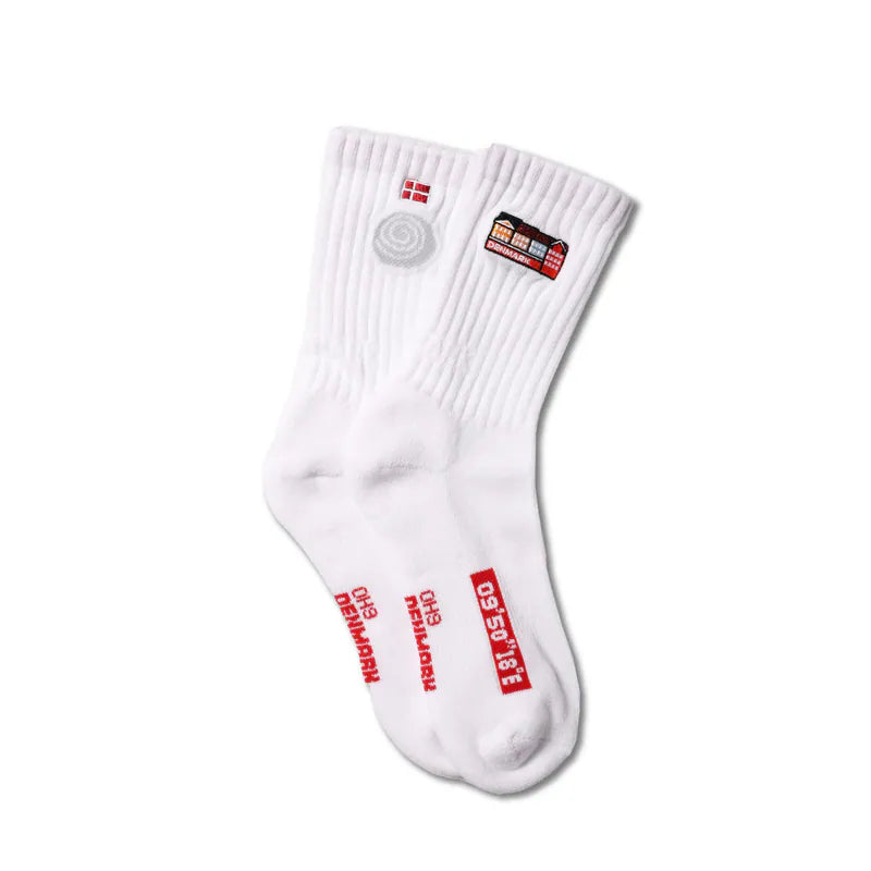 oh9 leisure socks embroidery 