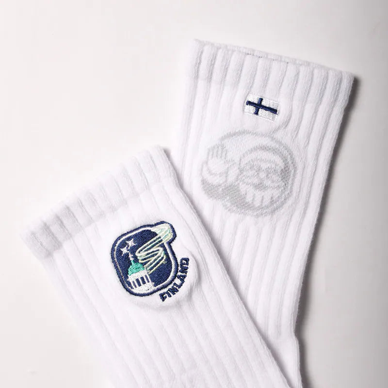 oh9 leisure socks embroidery 