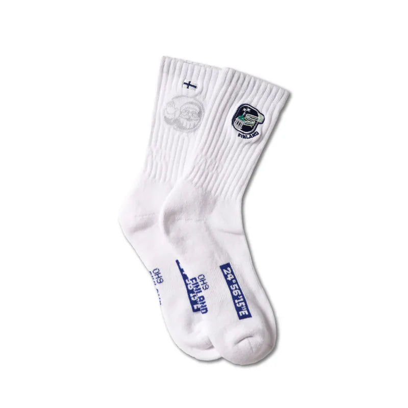oh9 leisure socks embroidery 