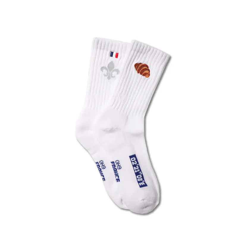 oh9 leisure socks embroidery 
