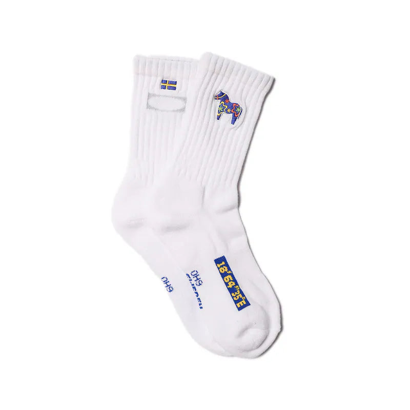 oh9 leisure socks embroidery 