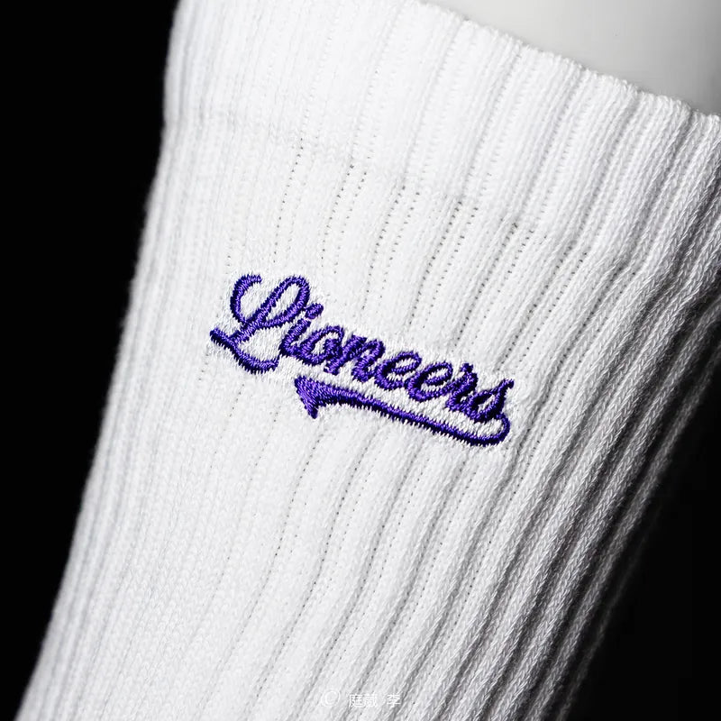 oh9 sports basketball socks embroidery Lioneers
