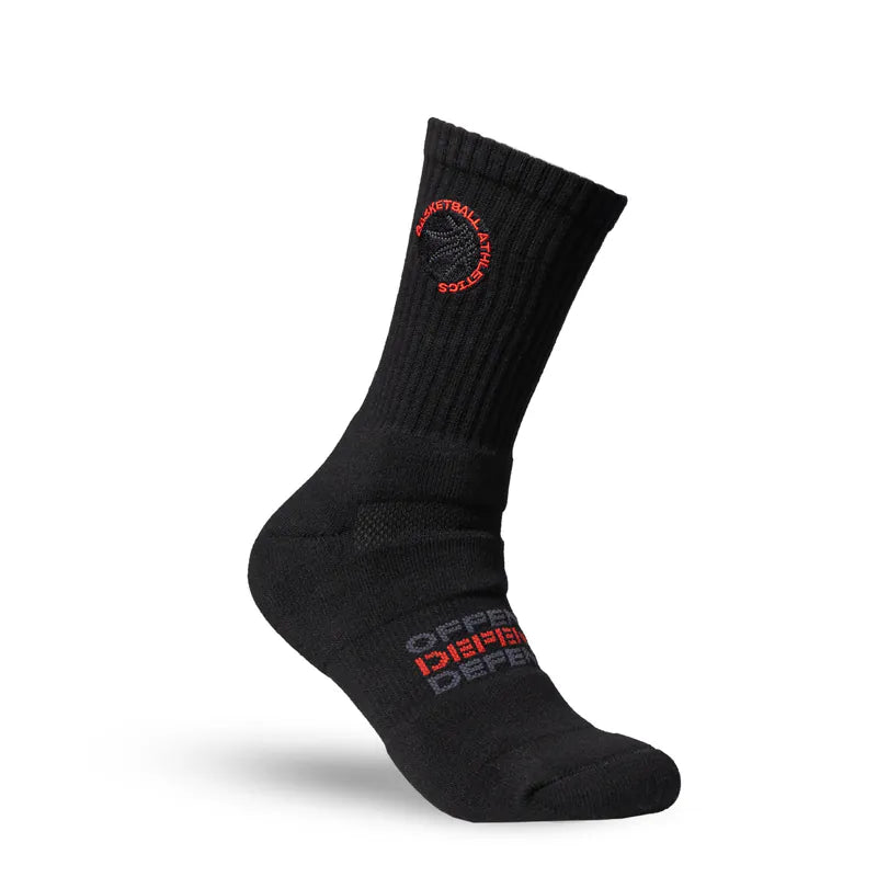 oh9 sports socks embridery basketball defence